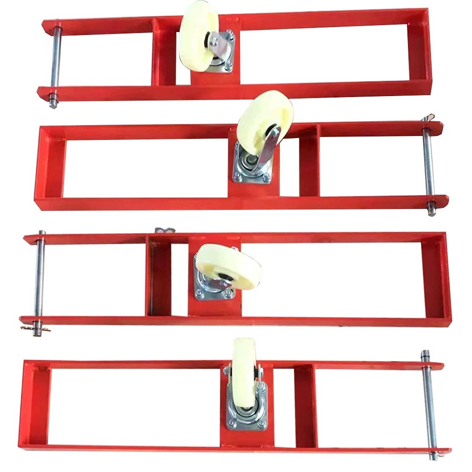 KATOOL Parking Four-Post Lift Casters Kit — Compatible with KT-4H850, KT-4H950, KT-4H110, Model# KT-CR2